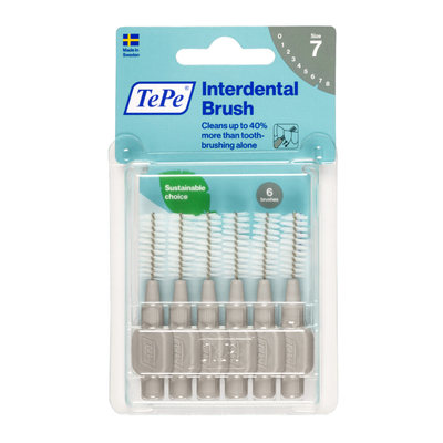 6x TePe Interdentale Ragers Original 1,3 mm Grijs 6 stuks