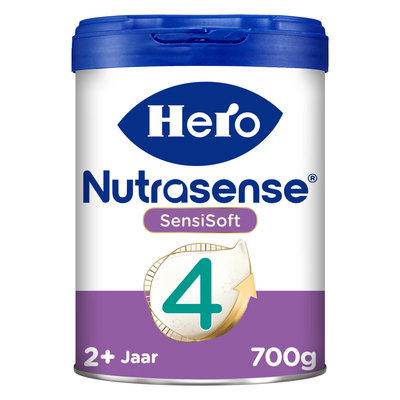 2x Hero Nutrasense SensiSoft 4 Peutermelk (vanaf 24 mnd) 700 gr