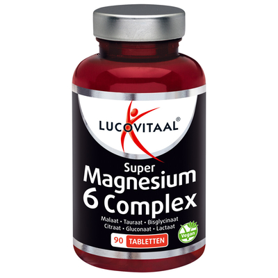 Gratis Verzending: 3x Lucovitaal Magnesium Super 6 Complex 90 tabletten