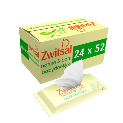 Zwitsal Nature & Care billendoekjes - 624 stuks