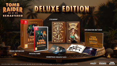 Tomb Raider IV-VI Remastered Starring Lara Croft Deluxe Edition Nintendo Switch