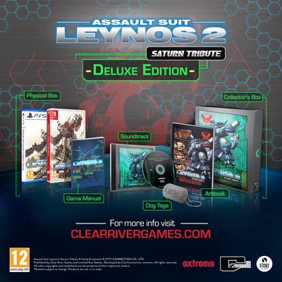 Assault Suit Leynos 2 Saturn Tribute Deluxe Edition PlayStation 5