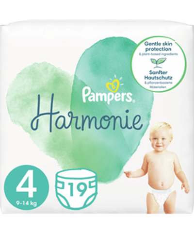 Pampers Harmonie  luiers maat 4 - 19 stuks
