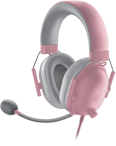 Razer Blackshark V2 X - Gaming Headset - 7.1 Surround - Noise Cancelling - Playstation - Quartz Roze