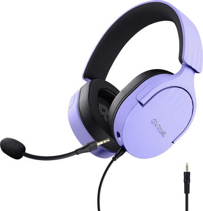 Trust GXT 489P Fayzo - Gaming Headset - Multiplatform - geschikt voor PS4/PS5 - 3.5mm - Paars
