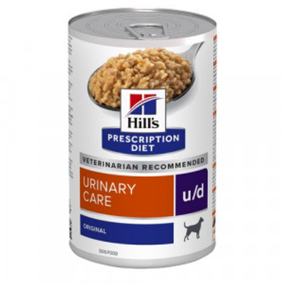 Hill's Prescription Diet U/D Urinary Care nat hondenvoer blik 4 trays (48 x 370 g) - natvoer honden