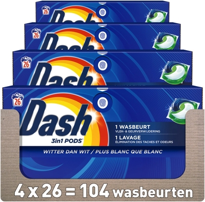 Dash  wascapsules  - 104 wasbeurten