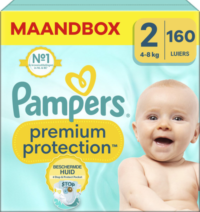 Pampers Premium Protection  luiers maat 2 - 160 stuks