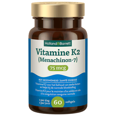 Holland & Barrett Vitamine K2 75mcg softgels - 60 stuks