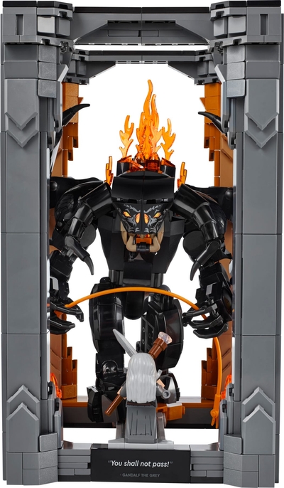 LEGO Icons Boekensteun: The Lord of the Rings – Balrog Set 10367