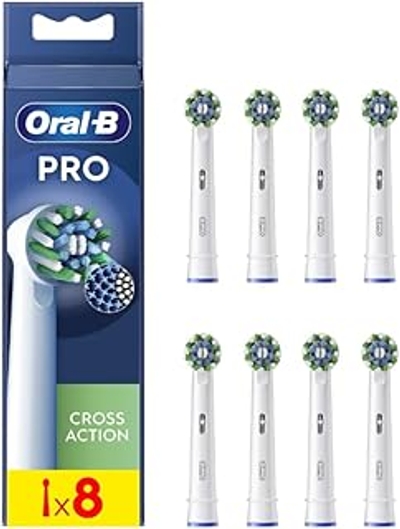 Oral-B CrossAction  opzetborstels - 8 stuks