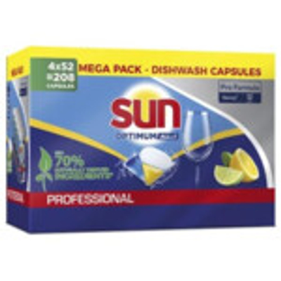 Sun Optimum All in 1  vaatwastabletten  - 208 wasbeurten