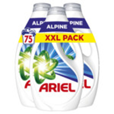 Ariel Alpine & Vloeibaar wasmiddel  - 75 wasbeurten