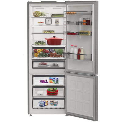 Whirlpool WHK2 6493 X5E Koel-vriescombinatie Grijs