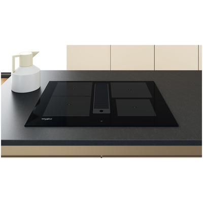 Whirlpool WVH 1065B Inductie kookplaat met afzuiging Zwart