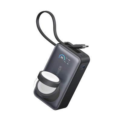 Anker MagGo Powerbank 10.000mAh, Slim Powerbank Zwart
