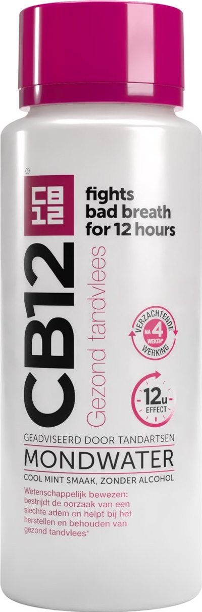 CB12 Gezond Tandvlees Mondwater - 12 uur bescherming tegen slechte adem - 250 ml