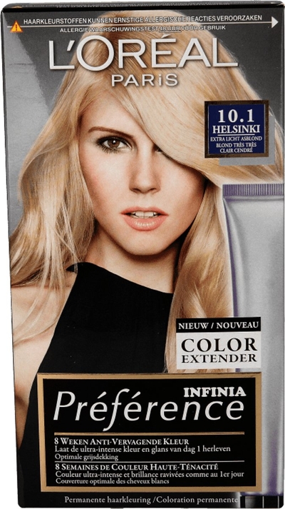 L'Oréal Paris Préférence Cool Blondes 10.1 Helsinki - Extra Licht Asblond