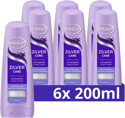 Andrélon Zilver Care conditioner - 6 x 200 ml