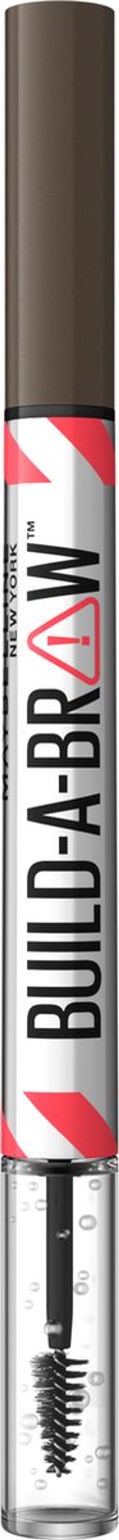 Maybelline - Build-a-Brow - Wenkbrauwpotlood/-gel - voor elk type wenkbrauw - creëert natuurlijke, vollere wenkbrauwen in slechts 2 stappen - Black Brown