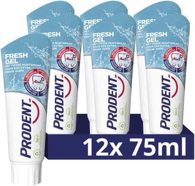 Prodent Tandpasta - Fresh Gel - 12 x 75 ml 