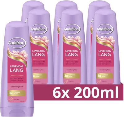 Andrélon Levendig Lang conditioner - 6 x 200 ml