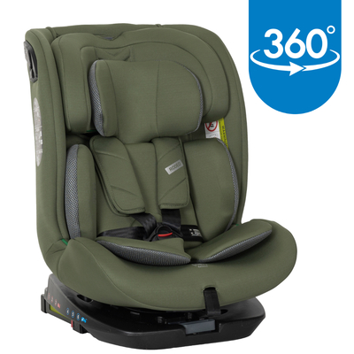 Lorelli Rodeo Green&Grey 40-150 cm 360° i-Size Autostoel 1007198 2513