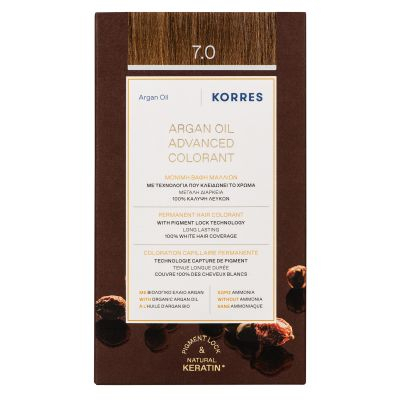 Korres Permanente Haarkleuring 7.0 Blond | 1 stuk