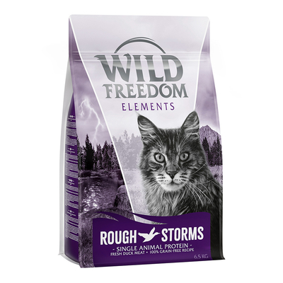 6.5kg Adult "Rough Storms" Eend Wild Freedom Kattenvoer - kattenbrokken
