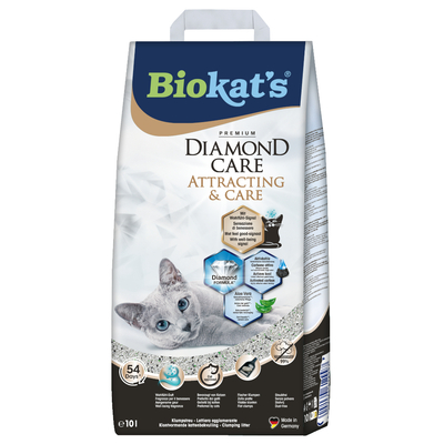 Biokat's Diamond Care Attracting & Care - 10L kattenbakvulling
