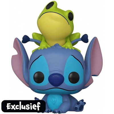 Funko Pop! figuur Disney Lilo & Stitch Stitch met kikker