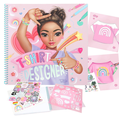 TOPModel T-shirt designer kleurboek Talita