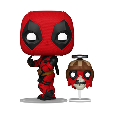 Funko Pop! figuur Marvel Deadpool en Wolverine Deadpool met Headpool
