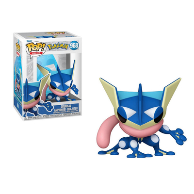 Pokémon Greninja - Amphinobi - Quajutsu vinylfiguur 968 Funko Pop! meerkleurig