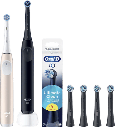 Oral-B iO 2 Duo Pack Zwart en Roze Value Pack