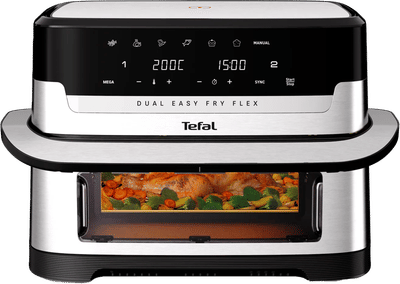 Tefal Dual Easy Fry Flex EY9228 - Airfryer - 9L