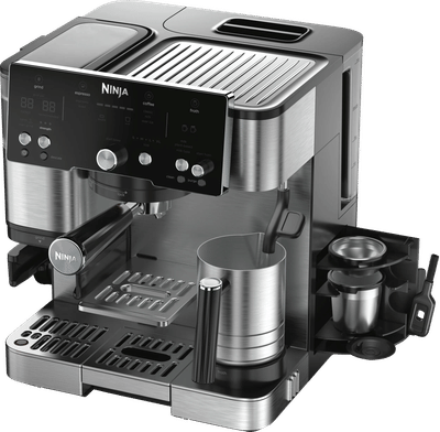 Ninja Luxe Café Essential 2-in-1 Espressomachine en Filterkoffiezetapparaat met Melkopschuimer - ES501EU