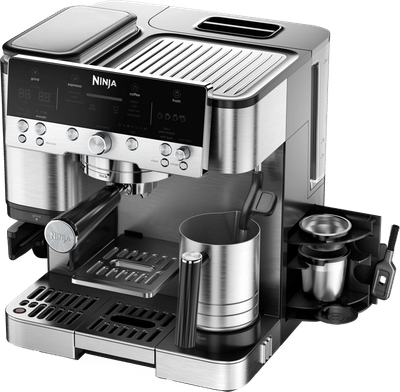 Ninja Luxe Café Premier 3-in-1 Espressomachine en Filterkoffiezetapparaat met Melkopschuimer - ES601EU