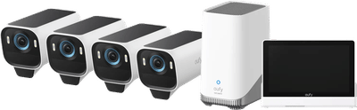 EufyCam S3 Pro 4-Pack + Smart Display E10