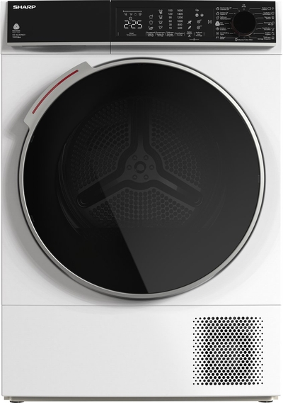 Sharp KDNL0S9GW21BE - warmtepomp droger - 10 KG - energie label A++ - wit