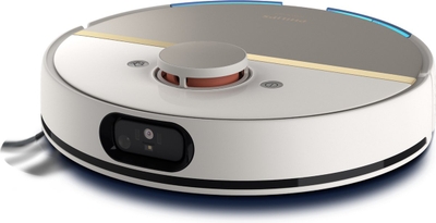 Philips HomeRun Aqua 7000 Series XU7000/02 - Robotstofzuiger met Dweilfunctie - Wit / Goud - App Connected