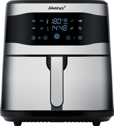 Steba HF8000 - Airfryer - Heteluchtfriteuse XXL - 8 Liter - tot 200°C - 8 automatische programma's - PFAS vrij