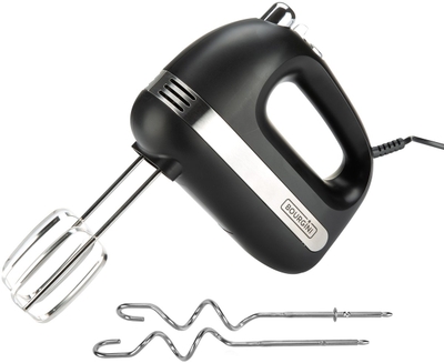 Bourgini Elements - Hand Mixer - 5 snelheden met Turbo - RVS accessoires - 400W vermogen - GRS gecertificeerd gerecyclede materialen
