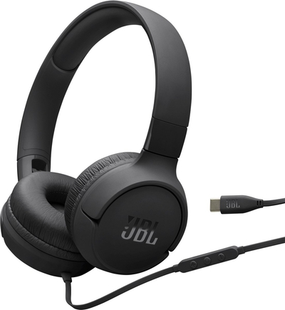 JBL Tune 520C USB-C - Bedrade koptelefoon - Zwart