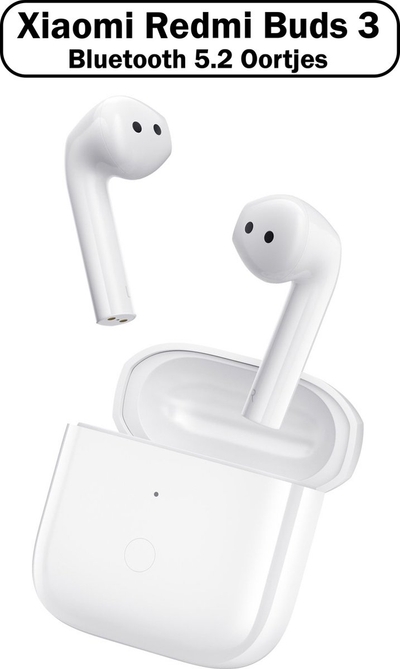 Xiaomi Redmi Buds 3 - Draadloze Oordopjes - In-ear Oproepen / Muziek met Bluetooth 5.2 - Kleur: Wit
