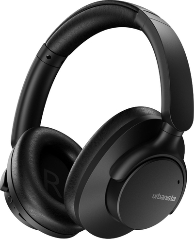 Urbanista Valencia - Draadloze Over-Ear Koptelefoon - Active Noise Cancelling - 50 Uur Speeltijd - Opvouwbaar - Lichtgewicht - Zwart