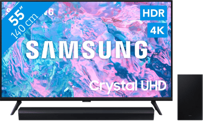 Samsung Crystal UHD 55CU7040 (2024) + Soundbar