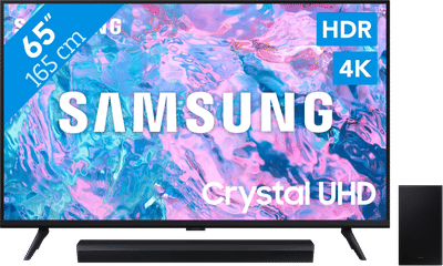 Samsung Crystal UHD 65CU7040 (2024) + Soundbar