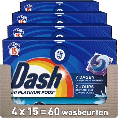 Dash  wascapsules  - 60 wasbeurten