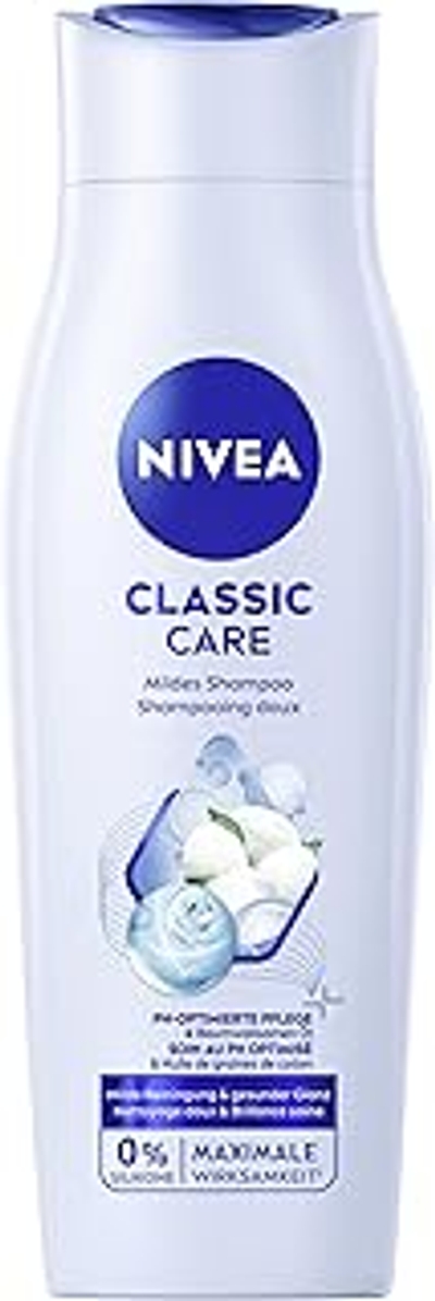NIVEA Classic Care Mildes Shampoo, 250 ml
